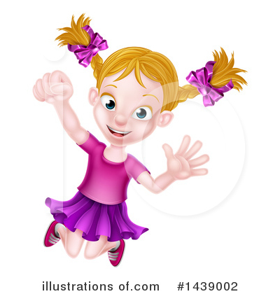 Royalty-Free (RF) Girl Clipart Illustration by AtStockIllustration - Stock Sample #1439002
