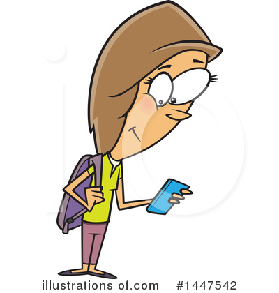 Cell Phone Clipart #1447542 by toonaday