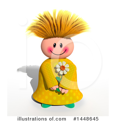 Royalty-Free (RF) Girl Clipart Illustration by Prawny - Stock Sample #1448645