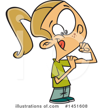 Royalty-Free (RF) Girl Clipart Illustration by toonaday - Stock Sample #1451608