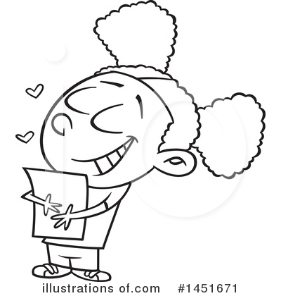 Royalty-Free (RF) Girl Clipart Illustration by toonaday - Stock Sample #1451671