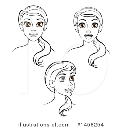 Royalty-Free (RF) Girl Clipart Illustration by AtStockIllustration - Stock Sample #1458254