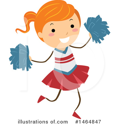 Cheerleader Clipart #1464847 by BNP Design Studio