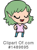Girl Clipart #1489695 by lineartestpilot