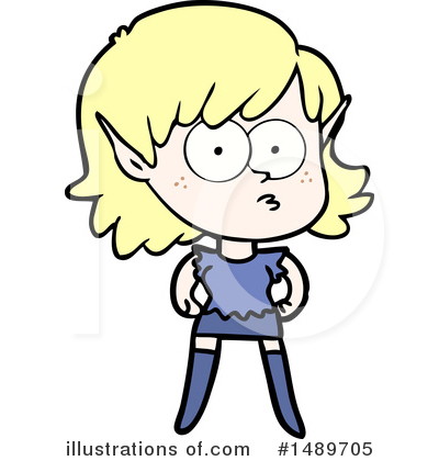 Royalty-Free (RF) Girl Clipart Illustration by lineartestpilot - Stock Sample #1489705
