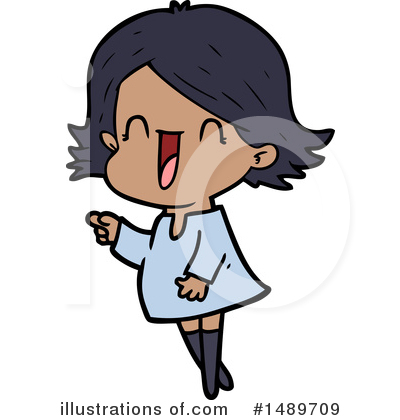 Royalty-Free (RF) Girl Clipart Illustration by lineartestpilot - Stock Sample #1489709