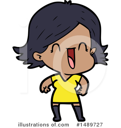 Royalty-Free (RF) Girl Clipart Illustration by lineartestpilot - Stock Sample #1489727