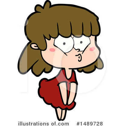 Royalty-Free (RF) Girl Clipart Illustration by lineartestpilot - Stock Sample #1489728