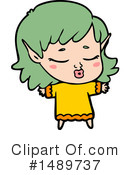Girl Clipart #1489737 by lineartestpilot