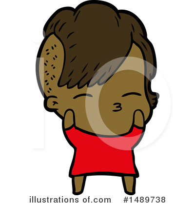Royalty-Free (RF) Girl Clipart Illustration by lineartestpilot - Stock Sample #1489738