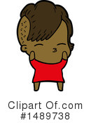 Girl Clipart #1489738 by lineartestpilot