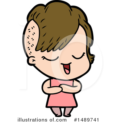 Royalty-Free (RF) Girl Clipart Illustration by lineartestpilot - Stock Sample #1489741