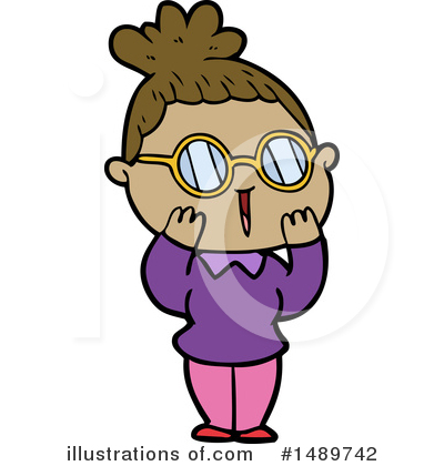 Royalty-Free (RF) Girl Clipart Illustration by lineartestpilot - Stock Sample #1489742