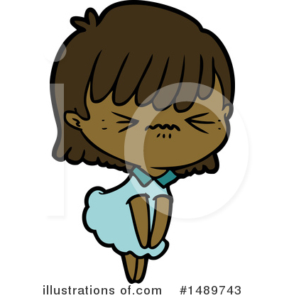 Royalty-Free (RF) Girl Clipart Illustration by lineartestpilot - Stock Sample #1489743