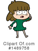Girl Clipart #1489758 by lineartestpilot