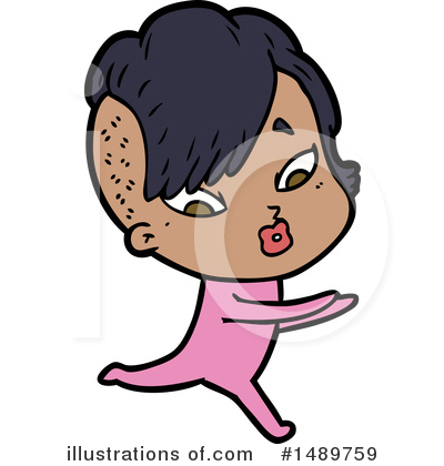 Royalty-Free (RF) Girl Clipart Illustration by lineartestpilot - Stock Sample #1489759
