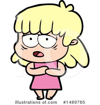 Royalty-Free (RF) Girl Clipart Illustration by lineartestpilot - Stock Sample #1489765