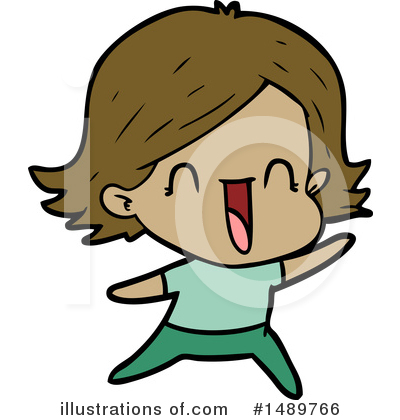 Royalty-Free (RF) Girl Clipart Illustration by lineartestpilot - Stock Sample #1489766