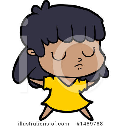 Royalty-Free (RF) Girl Clipart Illustration by lineartestpilot - Stock Sample #1489768