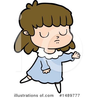 Royalty-Free (RF) Girl Clipart Illustration by lineartestpilot - Stock Sample #1489777