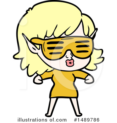 Royalty-Free (RF) Girl Clipart Illustration by lineartestpilot - Stock Sample #1489786