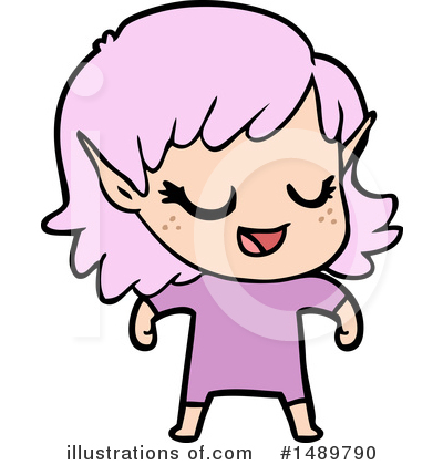 Royalty-Free (RF) Girl Clipart Illustration by lineartestpilot - Stock Sample #1489790