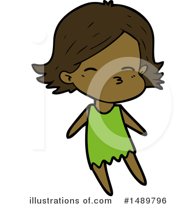 Royalty-Free (RF) Girl Clipart Illustration by lineartestpilot - Stock Sample #1489796