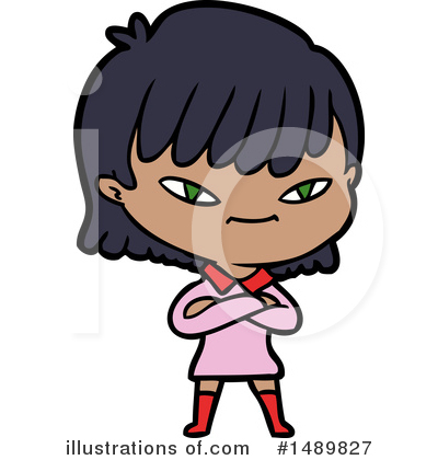 Royalty-Free (RF) Girl Clipart Illustration by lineartestpilot - Stock Sample #1489827