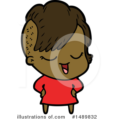 Royalty-Free (RF) Girl Clipart Illustration by lineartestpilot - Stock Sample #1489832