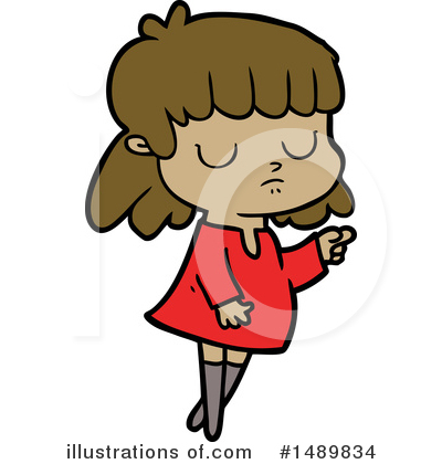 Royalty-Free (RF) Girl Clipart Illustration by lineartestpilot - Stock Sample #1489834