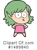 Girl Clipart #1489840 by lineartestpilot