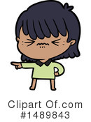 Girl Clipart #1489843 by lineartestpilot