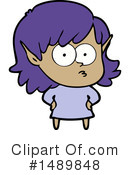 Girl Clipart #1489848 by lineartestpilot