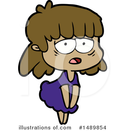 Royalty-Free (RF) Girl Clipart Illustration by lineartestpilot - Stock Sample #1489854
