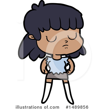 Royalty-Free (RF) Girl Clipart Illustration by lineartestpilot - Stock Sample #1489856