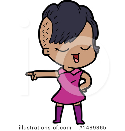 Royalty-Free (RF) Girl Clipart Illustration by lineartestpilot - Stock Sample #1489865