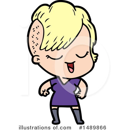 Royalty-Free (RF) Girl Clipart Illustration by lineartestpilot - Stock Sample #1489866