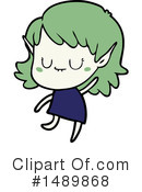 Girl Clipart #1489868 by lineartestpilot