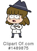 Girl Clipart #1489875 by lineartestpilot