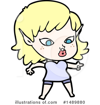 Royalty-Free (RF) Girl Clipart Illustration by lineartestpilot - Stock Sample #1489880