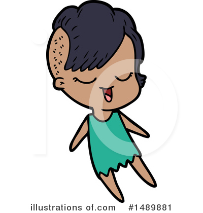 Royalty-Free (RF) Girl Clipart Illustration by lineartestpilot - Stock Sample #1489881