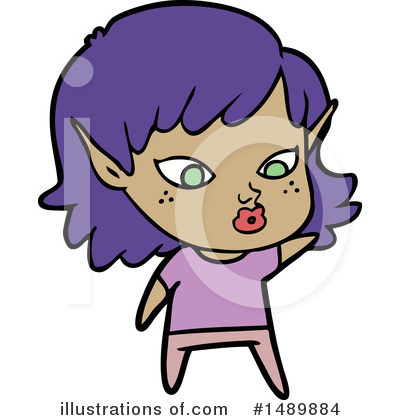 Royalty-Free (RF) Girl Clipart Illustration by lineartestpilot - Stock Sample #1489884