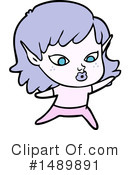 Girl Clipart #1489891 by lineartestpilot