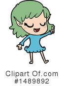 Girl Clipart #1489892 by lineartestpilot