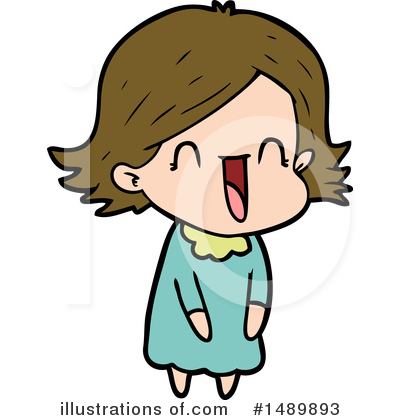 Royalty-Free (RF) Girl Clipart Illustration by lineartestpilot - Stock Sample #1489893