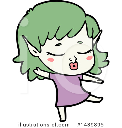 Royalty-Free (RF) Girl Clipart Illustration by lineartestpilot - Stock Sample #1489895