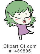 Girl Clipart #1489895 by lineartestpilot