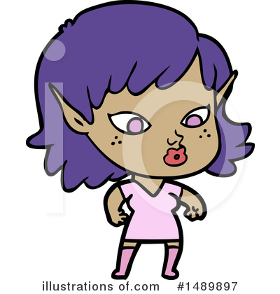 Royalty-Free (RF) Girl Clipart Illustration by lineartestpilot - Stock Sample #1489897