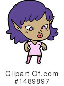 Girl Clipart #1489897 by lineartestpilot