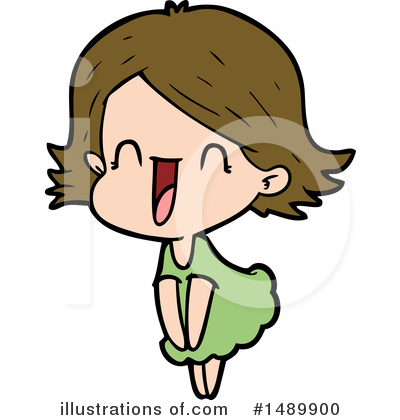Royalty-Free (RF) Girl Clipart Illustration by lineartestpilot - Stock Sample #1489900